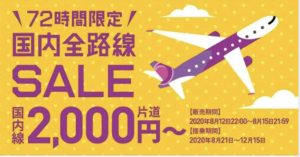 国内チケット　格安　2000円